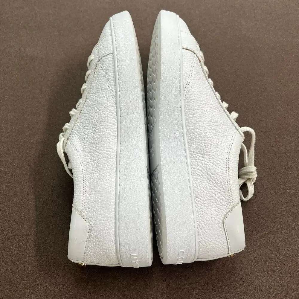 Cole Haan White Leather Low-Top Sneakers